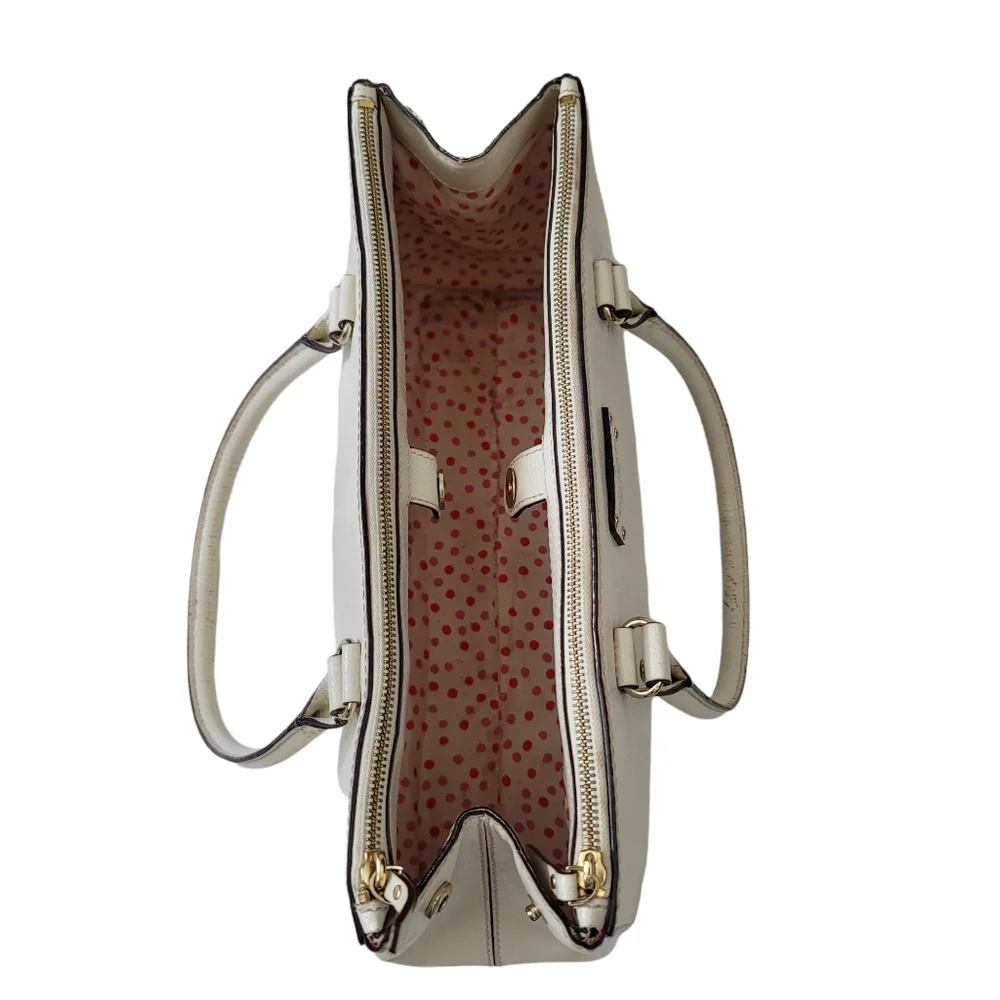 KATE SPADE Porcelain Martine Wellesley Leather Shoulder Bag - Picture 14 of 15